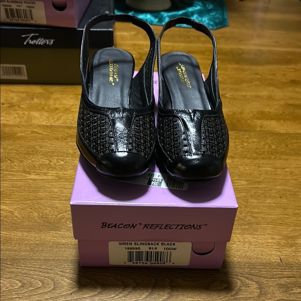 Black Slingback Shoes